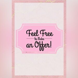 💖Please feel free to make me an offer!💖